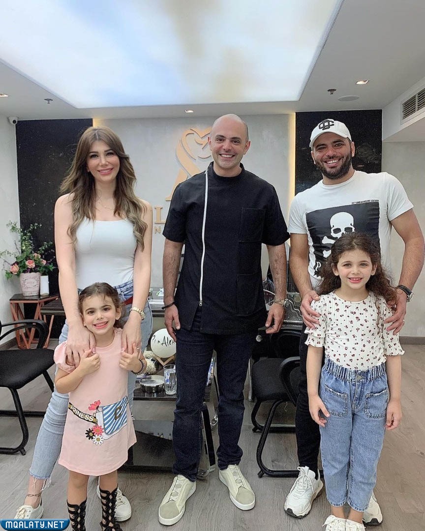 عماد متعب وزوجته واولاده