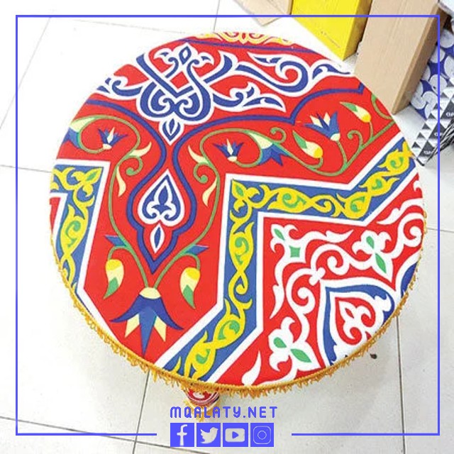 عمل مفارش من قماش الخيامية