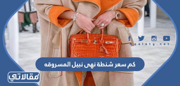 كم سعر شنطة نهى نبيل المسروقه