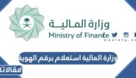 وزارة المالية استعلام برقم الهوية 2023