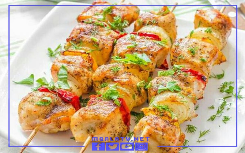 وصفة شيش الطاووق بصدور الدجاج