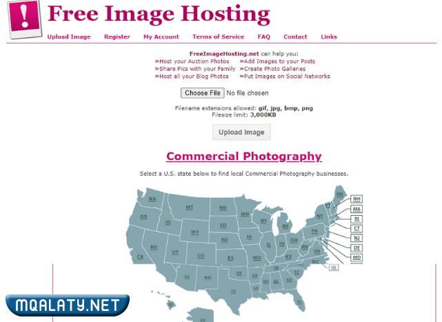 موقع Free Image Hosting