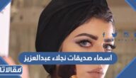 اسماء صديقات نجلاء عبدالعزيز