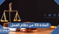 تفاصيل المادة 55 من نظام العمل السعودي