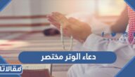 دعاء الوتر مختصر 1447 ادعية صلاة الوتر بعد صلاة التراويح