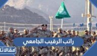 كم يصل راتب الرقيب الجامعي في السعودية 1447