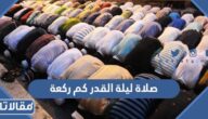 صلاة ليلة القدر كم ركعة