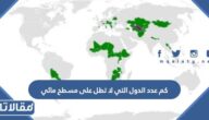 كم عدد الدول التي لا تطل على مسطح مائي