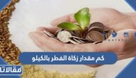 كم مقدار زكاة الفطر بالكيلو