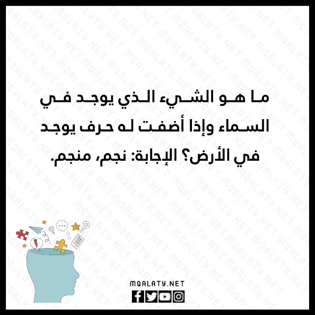 لغز وجواب مكتوب مصور 2023