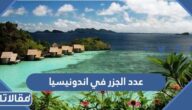 كم عدد الجزر في اندونيسيا