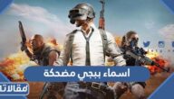 اسماء ببجي مضحكة 2025 القاب ببجي PUBG تضحك