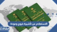 الاستعلام عن تأشيرة خروج وعودة عبر وزارة الداخلية 1444
