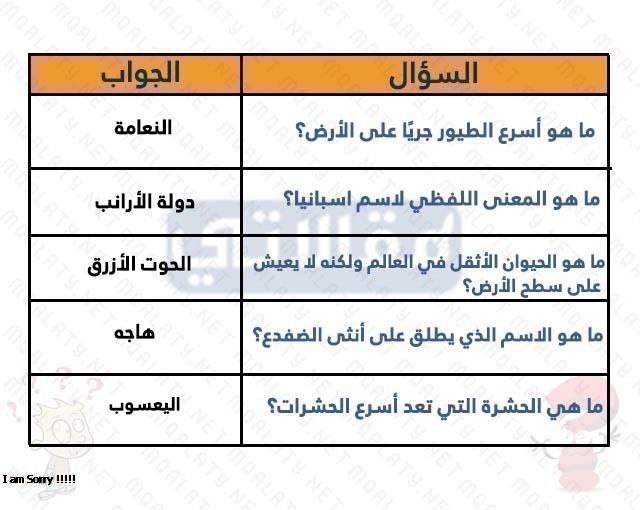 أسئلة للاطفال مضحكة بالصور 2023