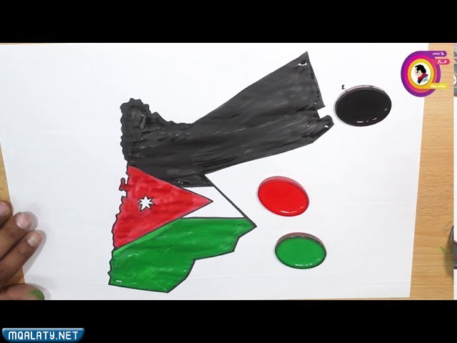 رسمة عن عيد الاستقلال الاردني 76