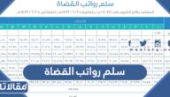سلم رواتب القضاة بعد التعديل في السعودية 1447