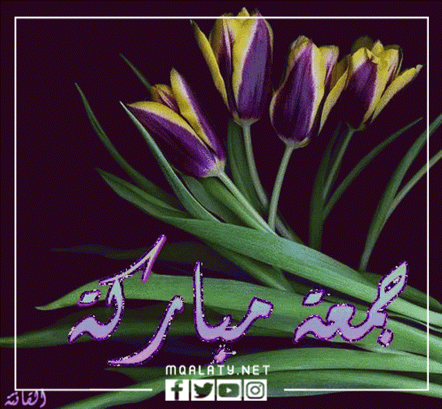 صور جمعة مباركة مزخرفة ومتحركة