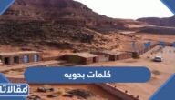 كلمات بدويه ومعناها بالحضري