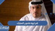 كم ثروة خلدون المبارك