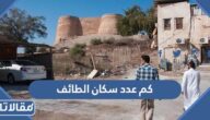 كم عدد سكان الطائف 2025
