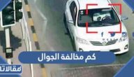كم مخالفة الجوال وربط حزام الامان في السعودية 2026