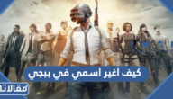 كيف اغير اسمي في ببجي Pubg Mobile