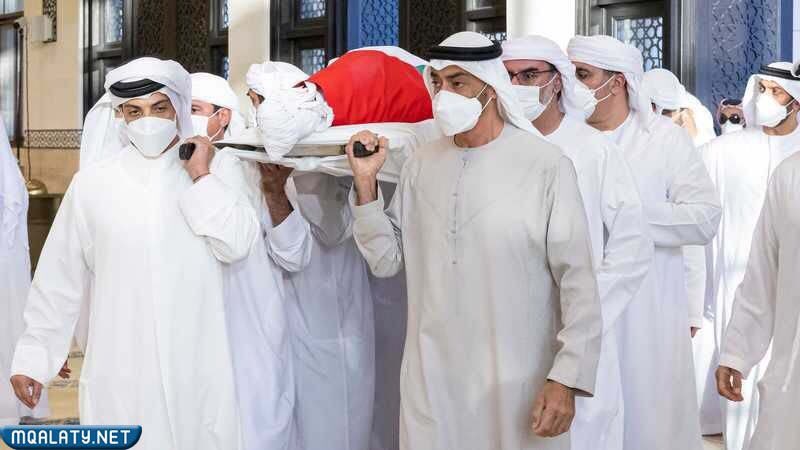 مراسم دفن الشيخ خليفة بن زايد