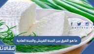 ما هو الفرق بين الجبنة القريش والجبنة العادية