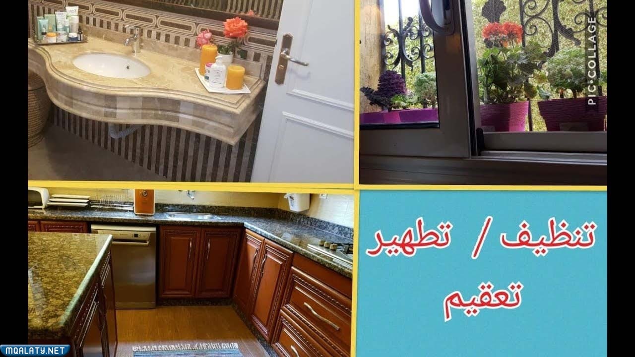 طرق التنظيف والتطهير