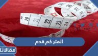 المتر كم قدم ، التحويل من متر إلى قدم