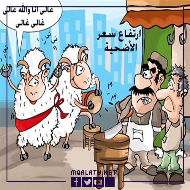 بطاقات وصور تَهْنِئَة عِيدِ اَلْأَضْحَى المبارك مضحكة