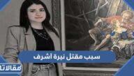 سبب مقتل نيرة اشرف فتاة جامعة المنصورة