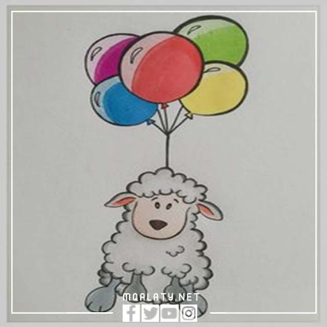 صور خروف العيد كرتون 2023
