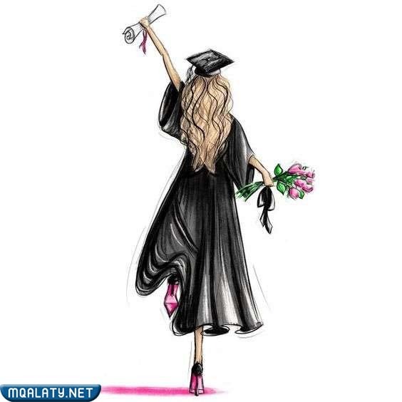 صور عن التخرج كرتونية 2023 للبنات
