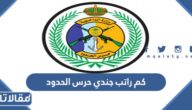 كم راتب جندي حرس الحدود