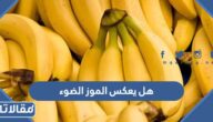 هل يعكس الموز الضوء