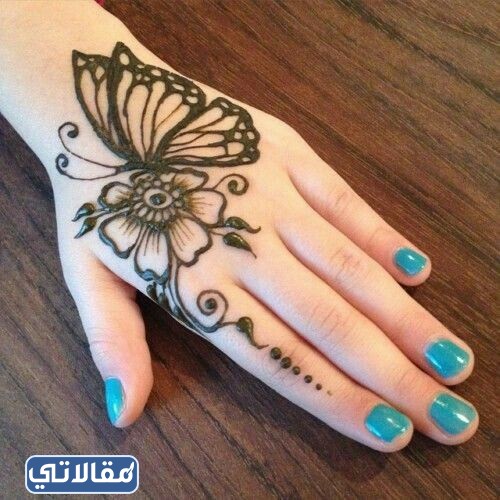 أحدث نقش حناء ناعم للبنات رقيق ومميز 2023
