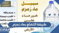 طريقة التضلع بماء زمزم بنية الشفاء وفوائده