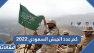 كم عدد الجيش السعودي 2023 وما ترتيب الجيش السعودي عالميا
