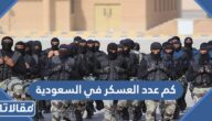 كم عدد العسكر في السعودية 2023