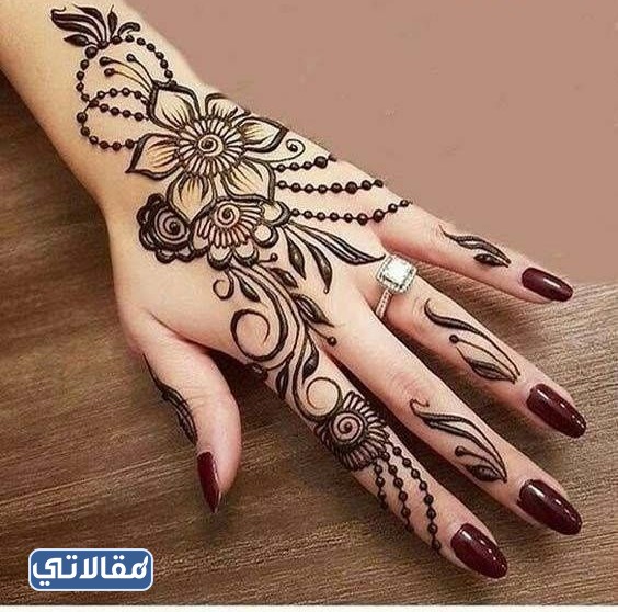 نقش حناء ناعم 2023