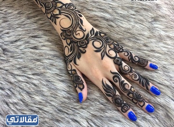 نقش حناء ناعم للبنات إنستقرام