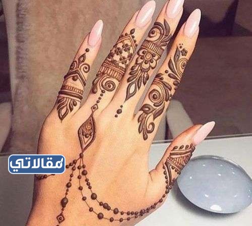 نقش حناء ناعم للعروسة