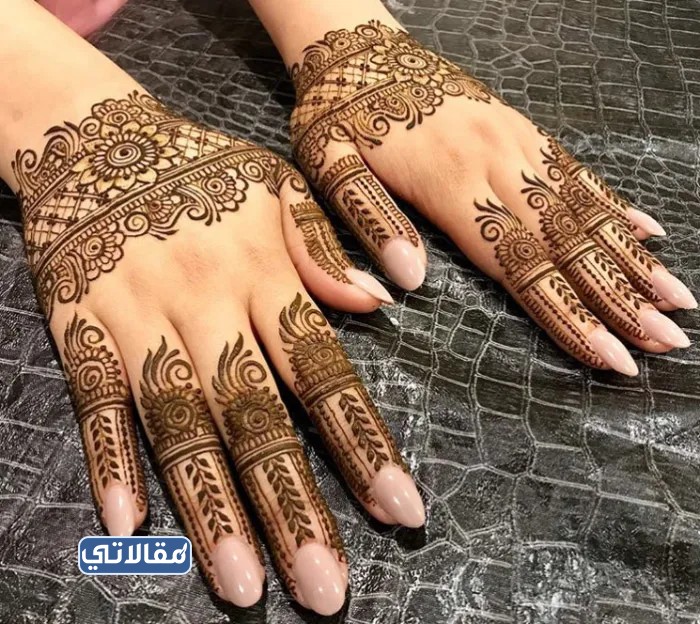 نقش حناء ناعم للعروسة
