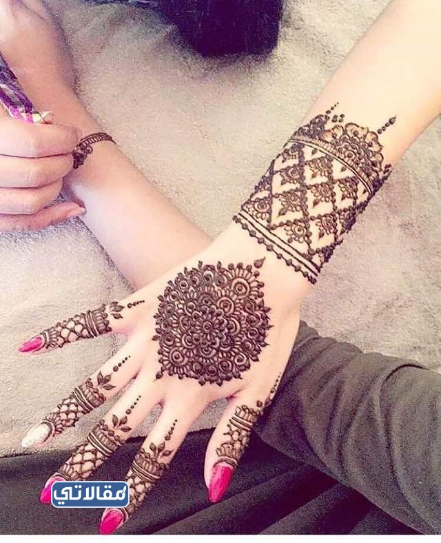 نقش صور رسومات حناء رفيقة وخفيف 2023