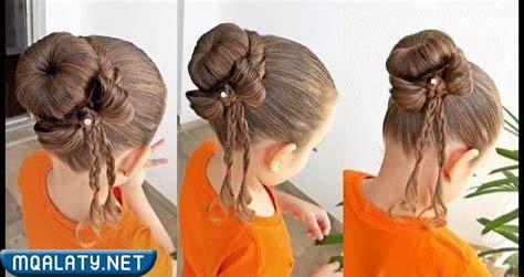 تسريحات بسيطة للشعر الطويل للمدرسة