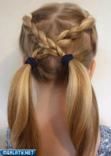 تسريحات مميزة للشعر الطويل للمدرسة