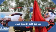 شروط كلية الاميرة منى للتمريض 2026