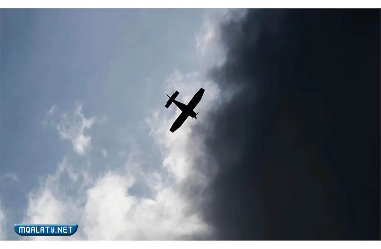 صور الطائرة السعودية المتحطمة في الرياض