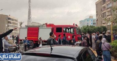 صور حريق كنيسة الشهيد أبو سيفين بإمبابة